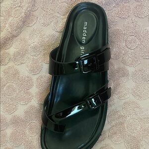 Madden Girl Black Textured Sole